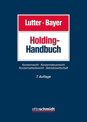 Holding-Handbuch | Walter Bayer (u. a.) | Buch | 1241 S. | Deutsch | 2024