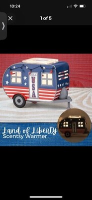 Land Of Liberty Scentsy Warmer Brand New In Box - 4th Of July Warmer