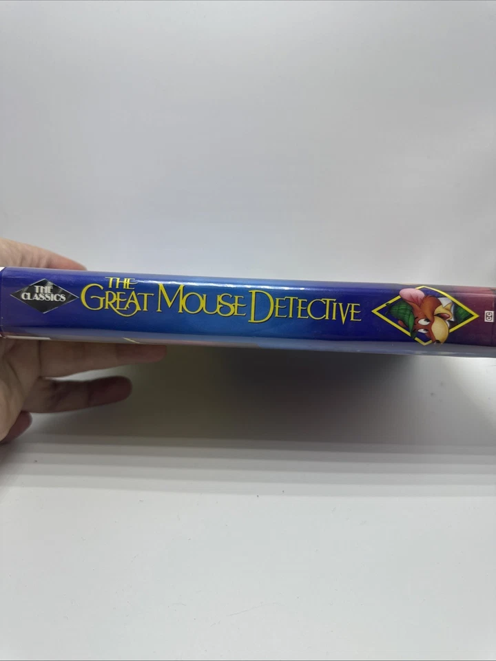 RARE  Black Diamond Walt Disney Classic " The Great Mouse Detective " VHS Tape - Image 2 of 4