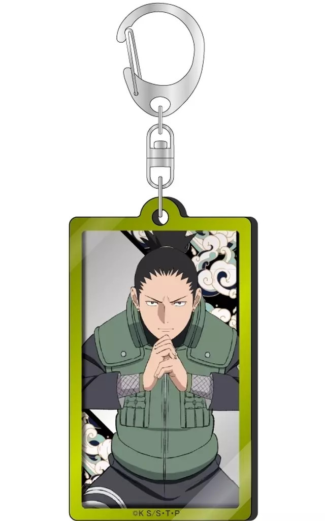 Keychain Nara Shikamaru Metal Acrylic Keychain 