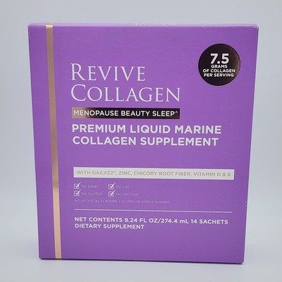 Revive Collagen Menopause Beauty Sleep Hydrolyzed Marine Collagen 14 Sachets