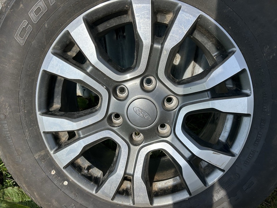 Ford Ranger Wildtrack 18 Inch Diamond Cut Grey Alloy Wheels And Tyres ...