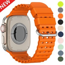Waterproof Silicone Sport Band for Apple Watch 11 10 9 8 7 6 5 4 SE/Ultra 3 49mm