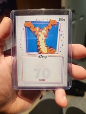 Disney Topps 70th Anniversary Tigger Autograph Opportunity Card