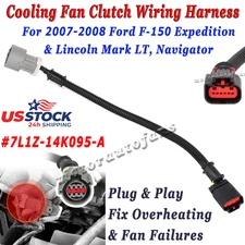 For 07-08 Ford F-150 V8 Cooling Fan Clutch Wire Assembly Pigtail 7L1Z14K095A US