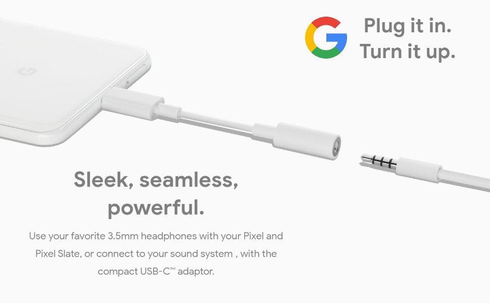 Genuine Google Pixel Pro USB-C TO Digital Audio Headphone Jack  Adapter