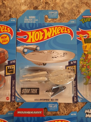 HOT WHEELS LOT MARIO, MICKEY, STAR WARS, X-MEN, TNMT, STAR TREK ALL 6 NEW - Picture 3 of 12