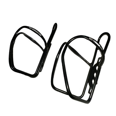 Pair (2) SKS Germany Water Bottle Cages Lightweight Black Aluminum Alloy