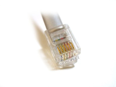 7FT Phone cable, RJ12 (6P6C), Straight - 7ft for Data 938