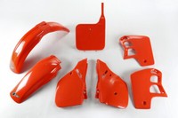 Kunststoff Verkleidung Kit Honda CR 500 1989 - 1990 Orange Ufo Plast Vintage ...