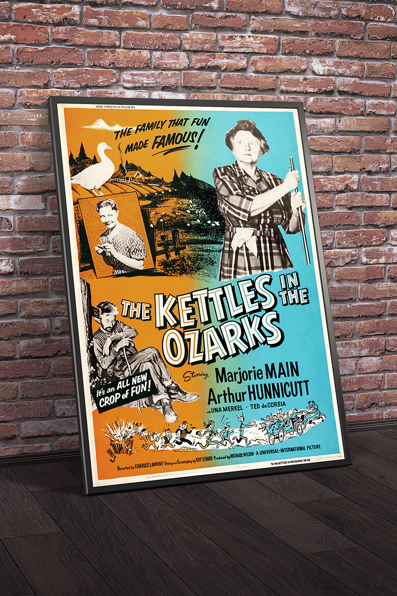 The Kettles In The Ozarks 1956 Movie Poster Framed eBay