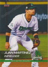 2019 Dayton Dragons Juan Martinez RC Rookie Cincinnati Reds VZ