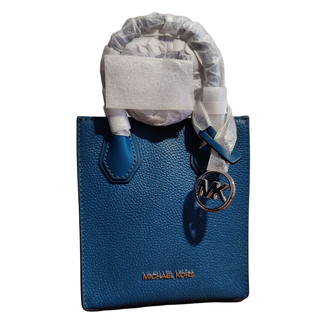 Michael Kors Mercer Extra-Small Pebbled Leather Crossbody Bag image 7