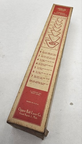 Clipper No.2 Belt Hooks, box of 12 Cards Galvanized Carded Belt Lacing Hooks - 第 1/3 張圖片