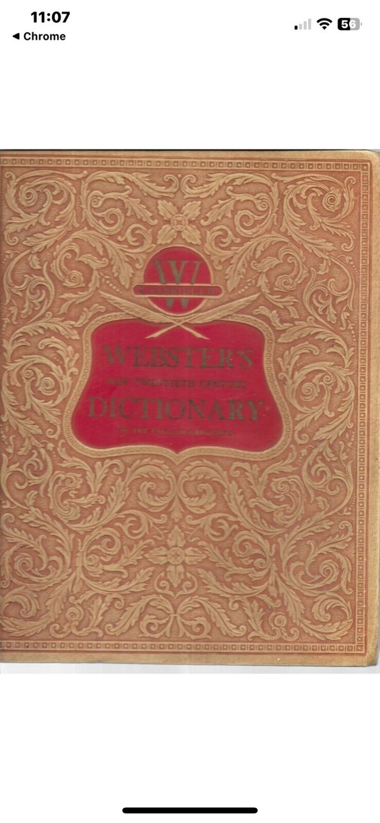 Webster's New Twentieth Century Dictionary of the English