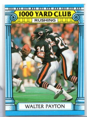 Walter Payton Bears 1987 Topps 1000 Yard Club 7 050721ATCD55