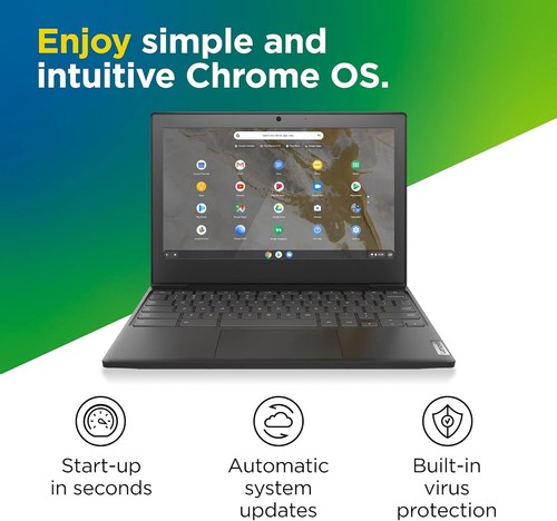 Lenovo IdeaPad 3 11 Chromebook Laptop,11.6" HD Display,Intel Celeron N4020, 4GB - Picture 4 of 10