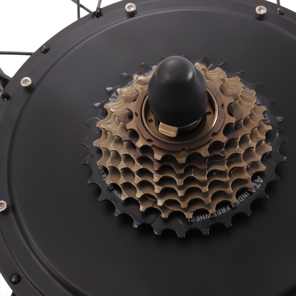 29" Electric Bicycle Rear Wheel E Bike Motor Conversion Kit 9 Speeds