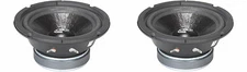 NEW (2) 6.5" Woofer Speakers Sealed MidRange 8ohm 6-1/2"PA Pro Audio PAIR vocal
