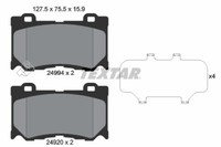 Textar 2499401 Bremsbelagsatz, Scheibenbremse FüR Infiniti, Nissan