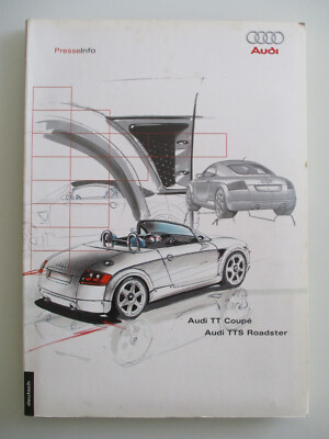 Audi TT Coupé und TTS Roadster Pressemappe press kit 1995 (!!!) SEHR SELTEN!!!