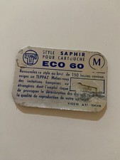 Saphir Teppaz Pour Cartouche ECO 60