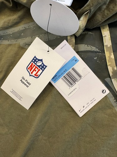 New England Patriots Salute to Service Hoodie T Shirt Mens Medium Nike NFL USA - Picture 3 of 7