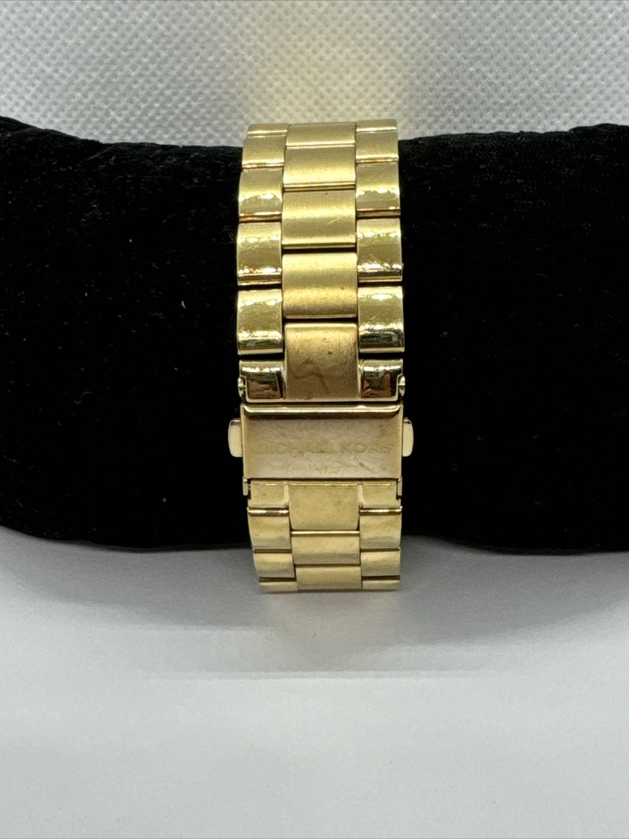 Michael Kors MK3381 Unisex Gold Stainless Steel Analog Dial Quartz Watch JNA442 Michael Kors MK3381 Unisex Gold Stainless Steel Analog Dial  main image 3