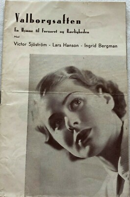 Walpurgisnacht Lars Hanson Karin Kavli Stig Järrel 1935 Dänisches Filmprogramm