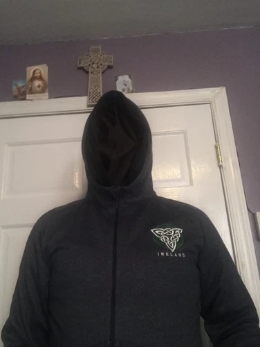 Celtic Irish Hoodie, Zip up,  XL 16-18 New Celtic  Made in Ireland 🇮🇪 NWT Tags image 12