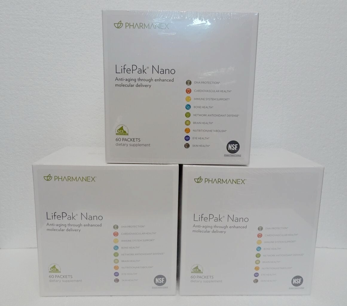 Nu Skin Nuskin Pharmanex LifePak Nano 60 packets Sealed Box