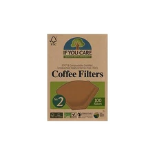IF YOU CARE Coffee Filters, No. 2, 100 Count Boxes 