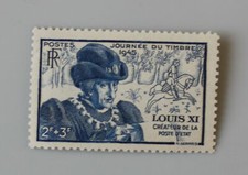 France année 1945 YT 743 Neuf luxe ** journée du timbre