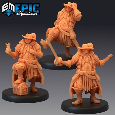 Edle menschliche D&D Dungeons and Dragons Diebesgilde Miniaturen 28mm