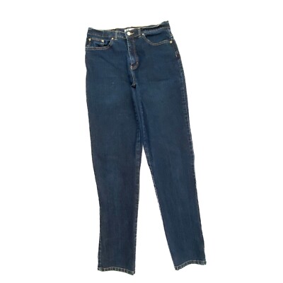 Faded Glory Skinny Women's size 12 Long Dark Wash BLue Denim Jeans