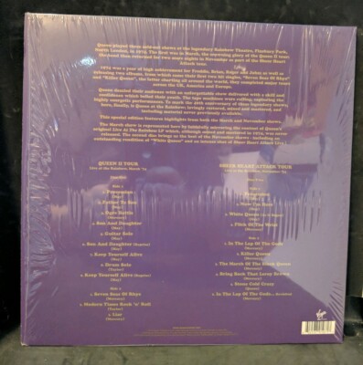 Queen Live At The Rainbow '74 Vinyl Europe Mint in shrink 2014 2