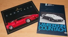 LAMBORGHINI * 1979 & 1989 COUNTACH Sales Flyers (BOTH) * FREE SHIPPING