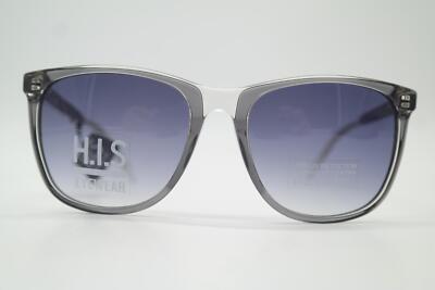 Sonnenbrille HIS HS429 Grau Transparent Oval sunglasses Brille Neu