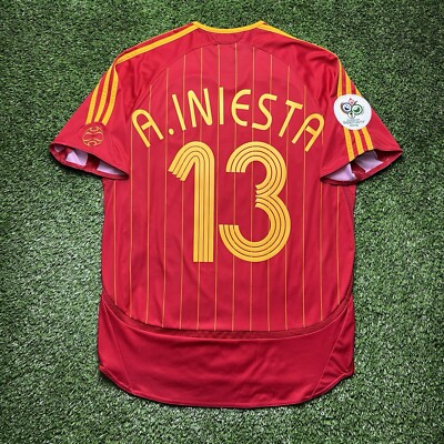 未使用　スペイン代表 2006 W杯 ユニフォーム ホーム アディダス s-l400.jpg