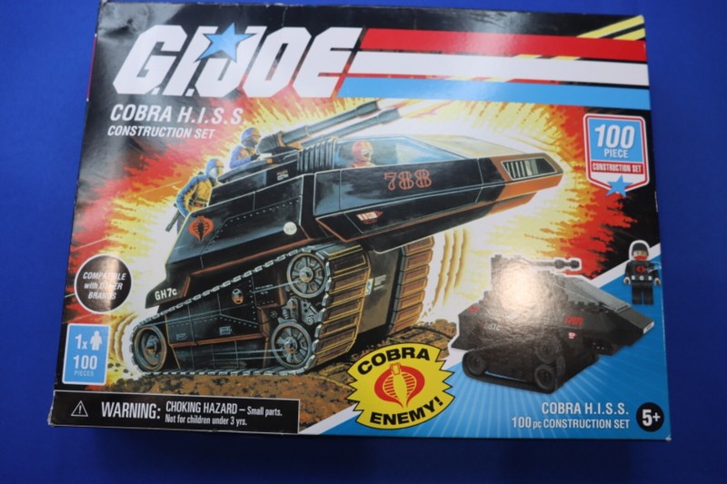 GI JOE COBRA H.I.S.S. Vehicle & Figure  Construction Set G.I.JOE Sealed 100 New