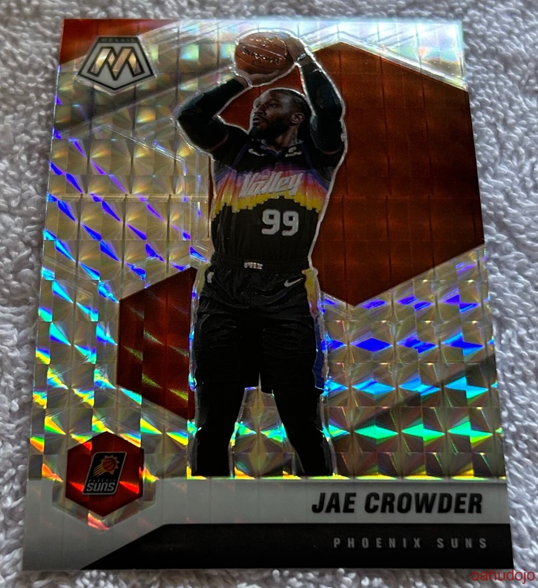 2020-21 Panini Mosaic JAE CROWDER #185 Silver Prizm Phoenix Suns
