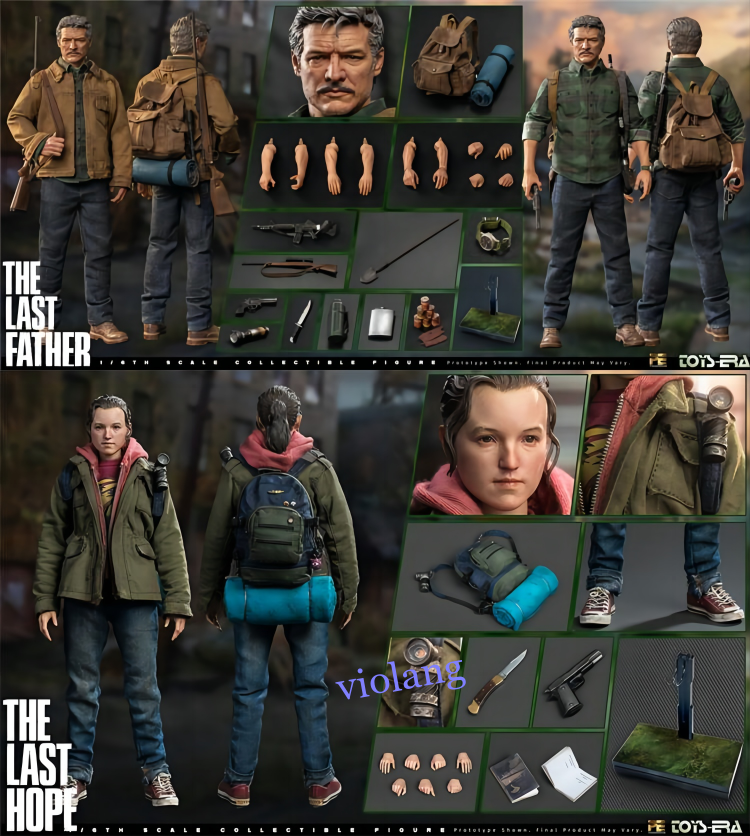 TOYS ERA PE015 The Last Father Joel PE016 The Last Hope Ellie 1/6