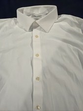 NWOT Collars Co Apex Performance Dress Shirt Large Solid White 119 Retail