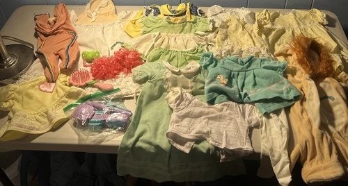 Vintage Cabbage Patch Kids Doll Clothes Lot