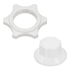 M8 Fan Fixing Nut Kit Fan Nut Fixed Lock Fittings Repair Part, White