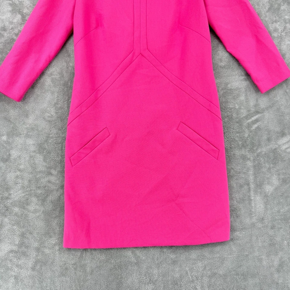 Shoshanna Dress Womens 4 Sheath Career Classic Stretch Minimalist Lined Pink - Image 4 of 4