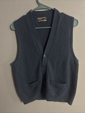 Vintage grandpa Puritan Men s Wool Sweater Medium Front Pockets