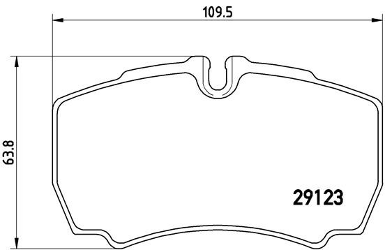 2x ✅Fits BREMBO P A6 023 HAM PADS. TYú GR.20,0 KPL.îRUB,ZAîLEPKIIVEC ⭐UK Seller⭐ - Image 27