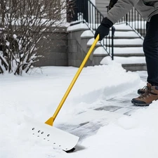 29in Wide Snow Pusher Shovel Plow Blade for Driveways Commercial Applications