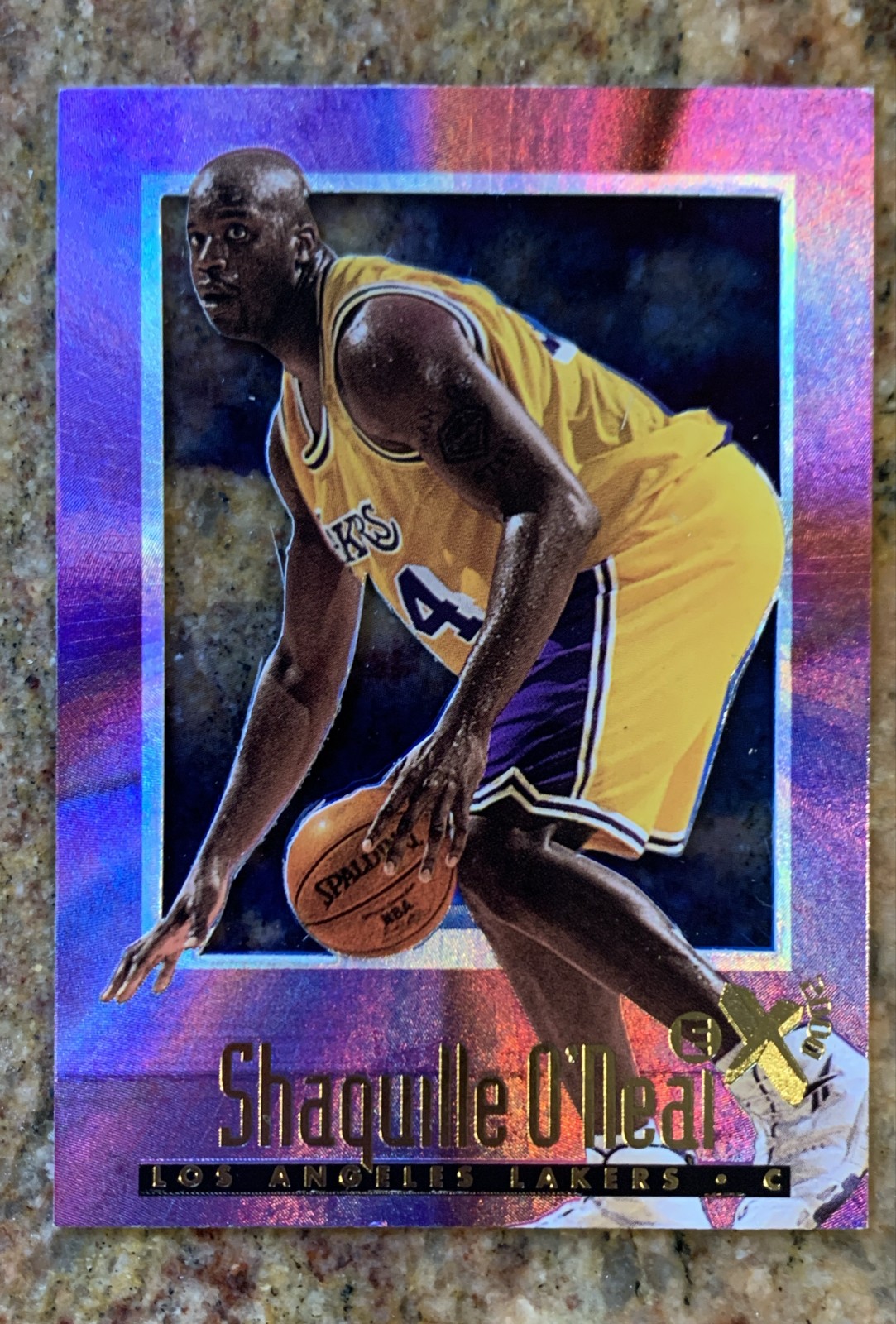 1996-97 Skybox E-X2000 - Shaquille O'Neal #32 Los Angeles Lakers Center